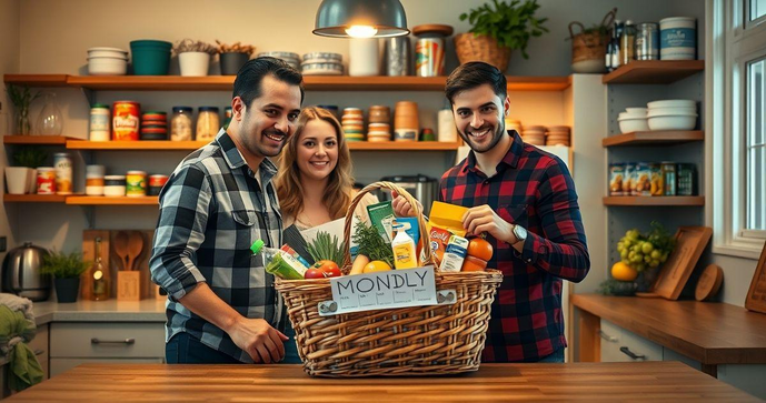 Cesta básica mensal como solução de segurança alimentar para famílias