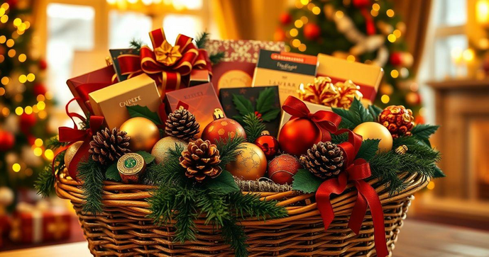 Cesta de Natal Grande é a Escolha Perfeita para Presentear com Estilo